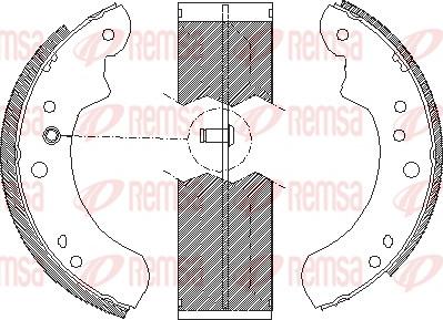 Remsa 4112.01 - Mâchoire de frein cwaw.fr