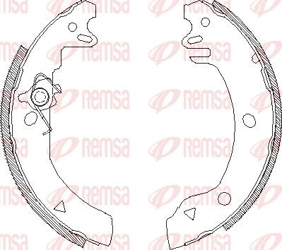 Remsa 4186.00 - Mâchoire de frein cwaw.fr