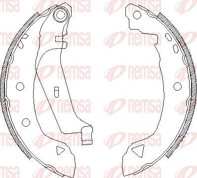 Remsa 4182.03 - Mâchoire de frein cwaw.fr