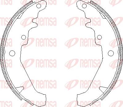 Remsa 4139.00 - Mâchoire de frein cwaw.fr