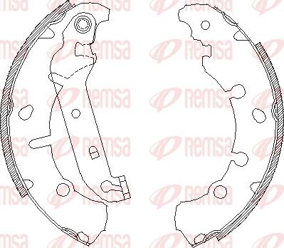 Remsa 4137.00 - Mâchoire de frein cwaw.fr