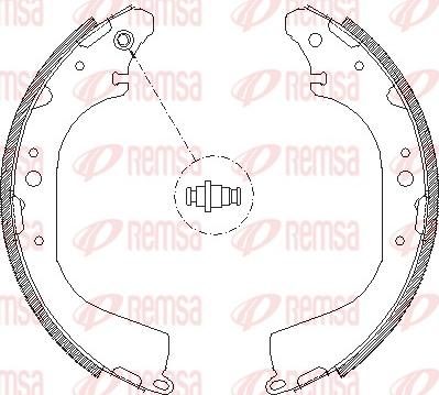 Remsa 4172.01 - Mâchoire de frein cwaw.fr