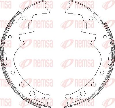 Remsa 4342.00 - Mâchoire de frein cwaw.fr