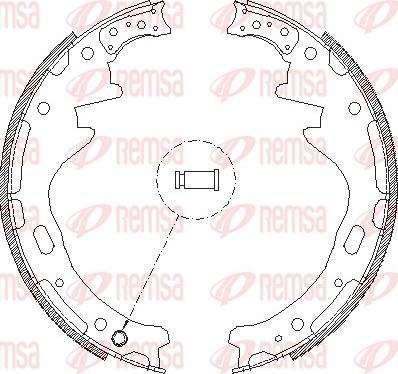 Remsa 4357.00 - Mâchoire de frein cwaw.fr