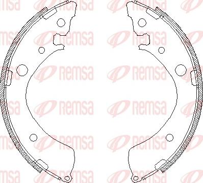 Remsa 4367.01 - Mâchoire de frein cwaw.fr