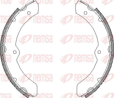 Remsa 4311.00 - Mâchoire de frein cwaw.fr