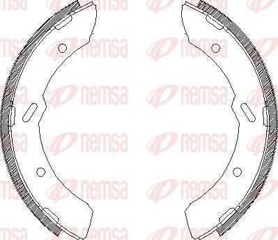 Remsa 4313.00 - Mâchoire de frein cwaw.fr