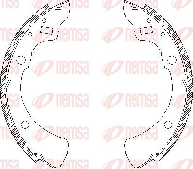 Remsa 4330.00 - Mâchoire de frein cwaw.fr