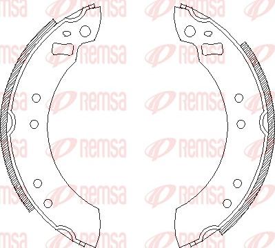 Remsa 4253.00 - Mâchoire de frein cwaw.fr