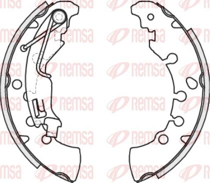 Remsa 4201.00 - Mâchoire de frein cwaw.fr