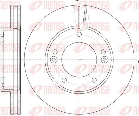 Remsa 6992.10 - Disque de frein cwaw.fr