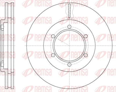 Remsa 6949.10 - Disque de frein cwaw.fr