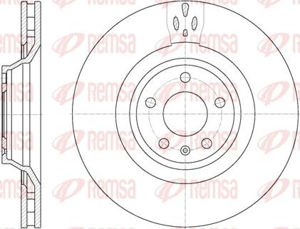 Remsa 6942.10 - Disque de frein cwaw.fr