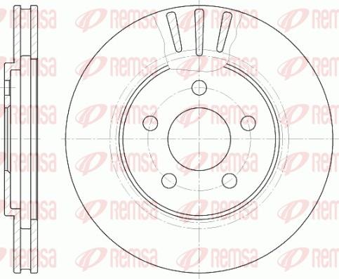 Remsa 6947.10 - Disque de frein cwaw.fr