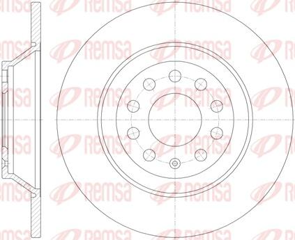 Remsa 6969.00 - Disque de frein cwaw.fr