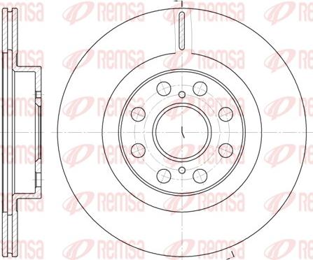 Remsa 6961.10 - Disque de frein cwaw.fr