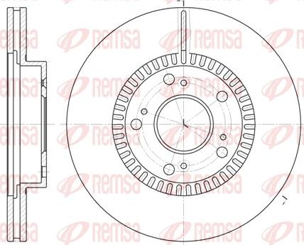 Remsa 6962.10 - Disque de frein cwaw.fr