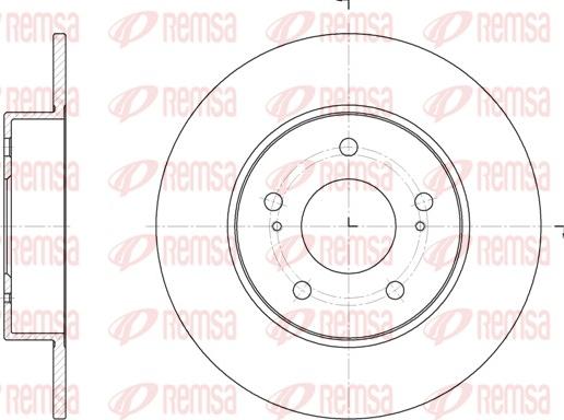 Remsa 6909.00 - Disque de frein cwaw.fr