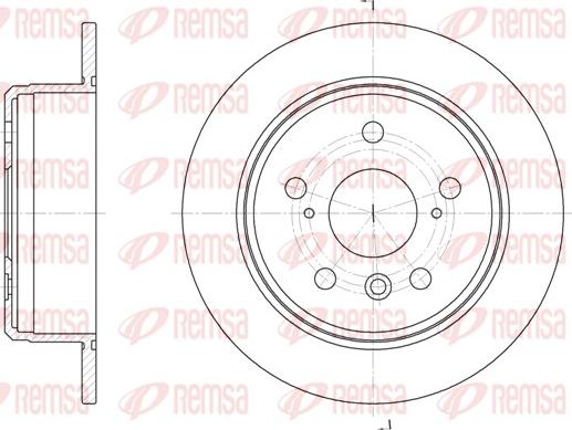 Remsa 6904.00 - Disque de frein cwaw.fr