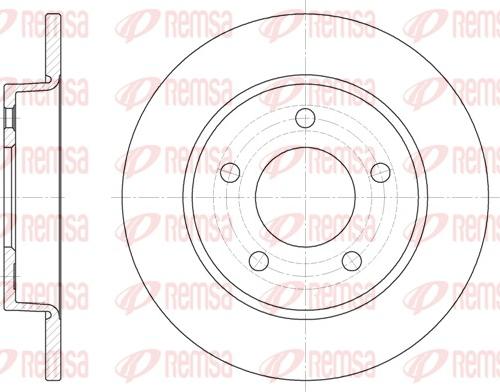 Remsa 6906.00 - Disque de frein cwaw.fr