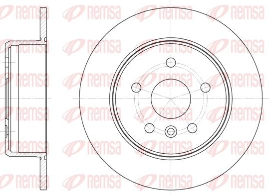 Remsa 6914.00 - Disque de frein cwaw.fr