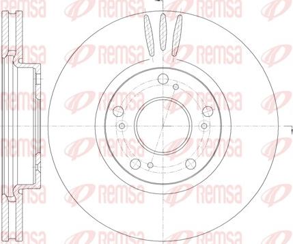 Remsa 6985.10 - Disque de frein cwaw.fr