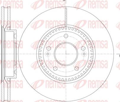 Remsa 6988.10 - Disque de frein cwaw.fr