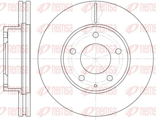 Remsa 6936.10 - Disque de frein cwaw.fr