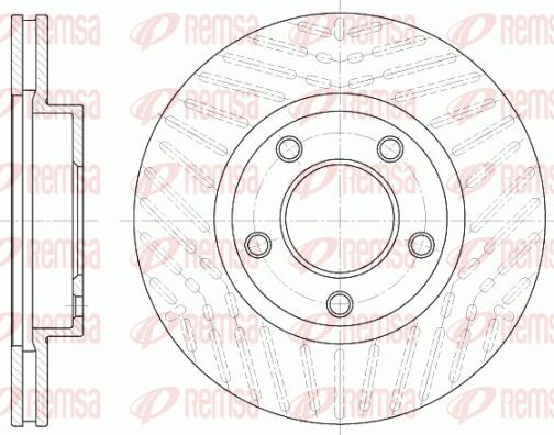 Remsa 6932.10 - Disque de frein cwaw.fr