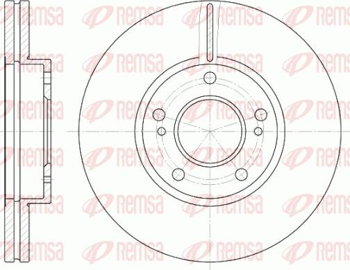 Remsa 6937.10 - Disque de frein cwaw.fr