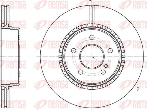 Remsa 6929.10 - Disque de frein cwaw.fr