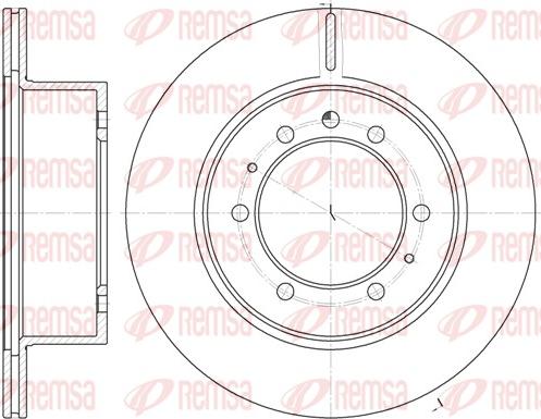 Remsa 6926.10 - Disque de frein cwaw.fr