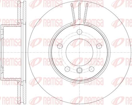 Remsa 6974.10 - Disque de frein cwaw.fr