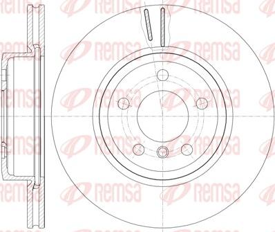 Remsa 6978.10 - Disque de frein cwaw.fr