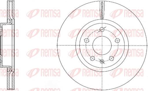 Remsa 6972.10 - Disque de frein cwaw.fr