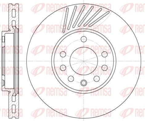 Remsa 6494.10 - Disque de frein cwaw.fr