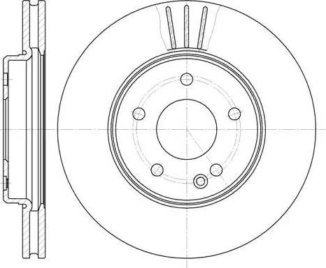 Remsa 6495.10 - Disque de frein cwaw.fr