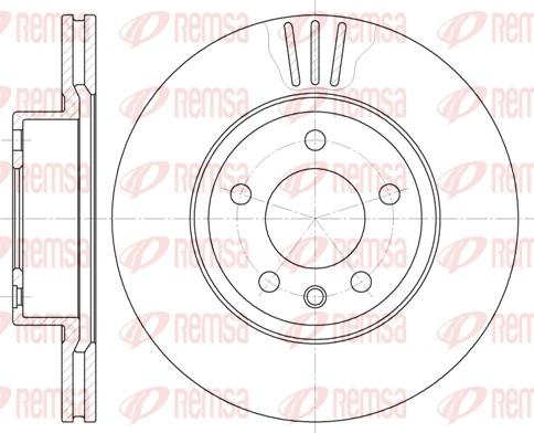 Remsa 6490.10 - Disque de frein cwaw.fr