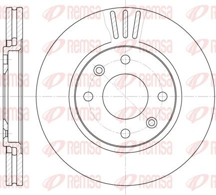 Remsa 6449.10 - Disque de frein cwaw.fr