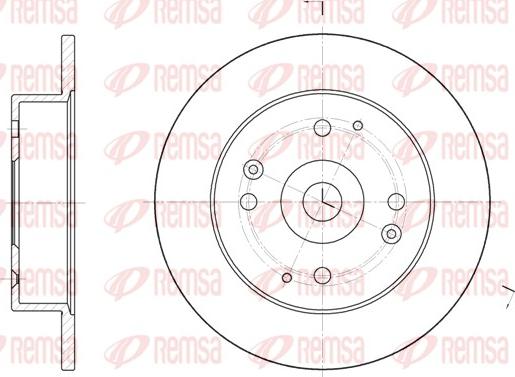 Remsa 6448.00 - Disque de frein cwaw.fr