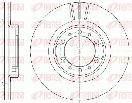 Remsa 6462.10 - Disque de frein cwaw.fr