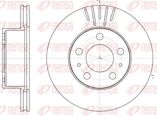 Remsa 6409.10 - Disque de frein cwaw.fr