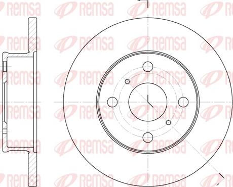 Remsa 6401.00 - Disque de frein cwaw.fr