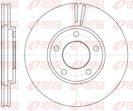 Remsa 6419.10 - Disque de frein cwaw.fr