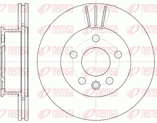 Remsa 6416.10 - Disque de frein cwaw.fr