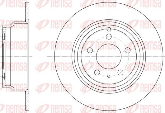 Remsa 6411.00 - Disque de frein cwaw.fr