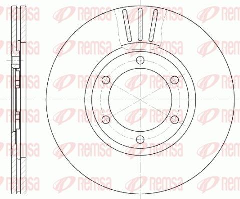 Remsa 6413.10 - Disque de frein cwaw.fr