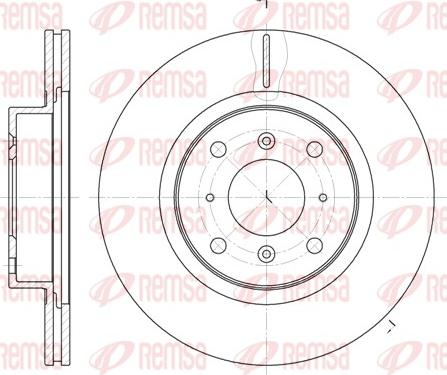 Remsa 6484.10 - Disque de frein cwaw.fr