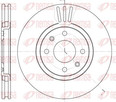 Remsa 6486.10 - Disque de frein cwaw.fr