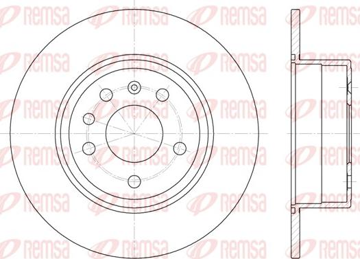 Remsa 6487.00 - Disque de frein cwaw.fr